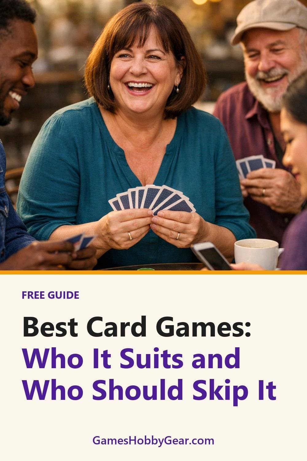 Best Card Games: Who It Suits and Who Should Skip It. The list includes Good fit: small groups, Good fit: travel, Good fit: mixed ages.